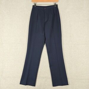 Byer Too California Vintage Navy‎ Blue High Waisted Straight Leg Pants Size 7
